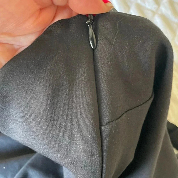 Lulus black knit one shoulder mini dress - Picture 6 of 8